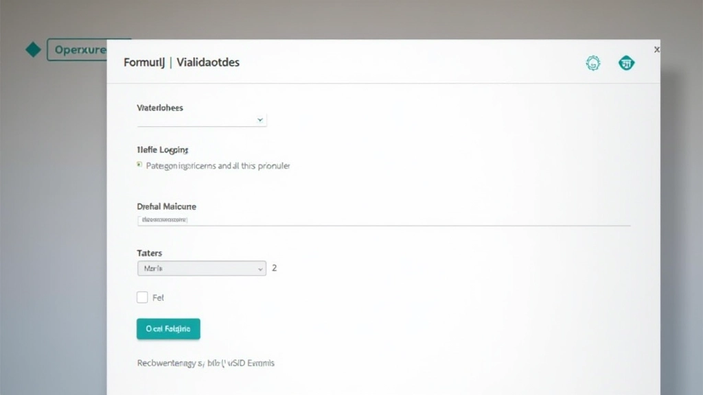 Formulier met duidelijk gemarkeerde labels en veldgroepen
