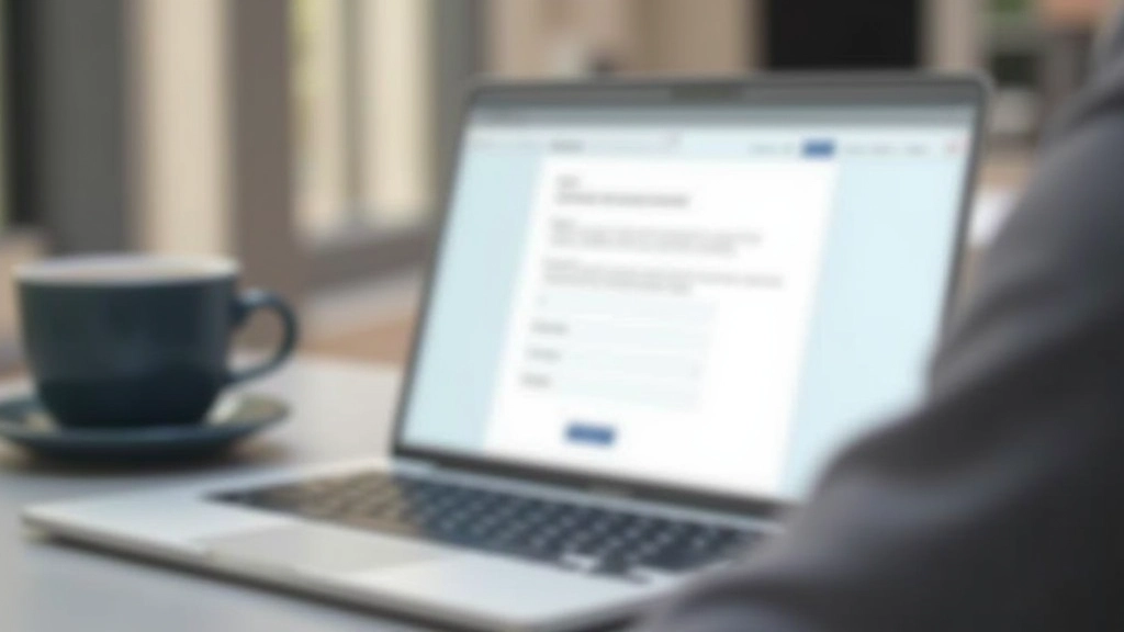 Formulier met duidelijke labels en veldgroepering