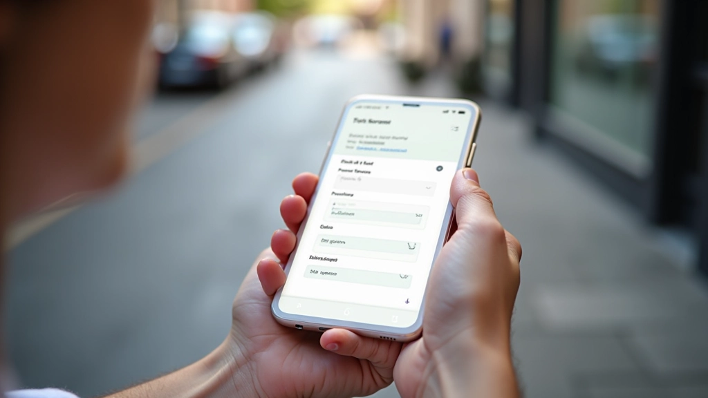 Mobiel scherm met realtime validatie foutmelding Nederlands