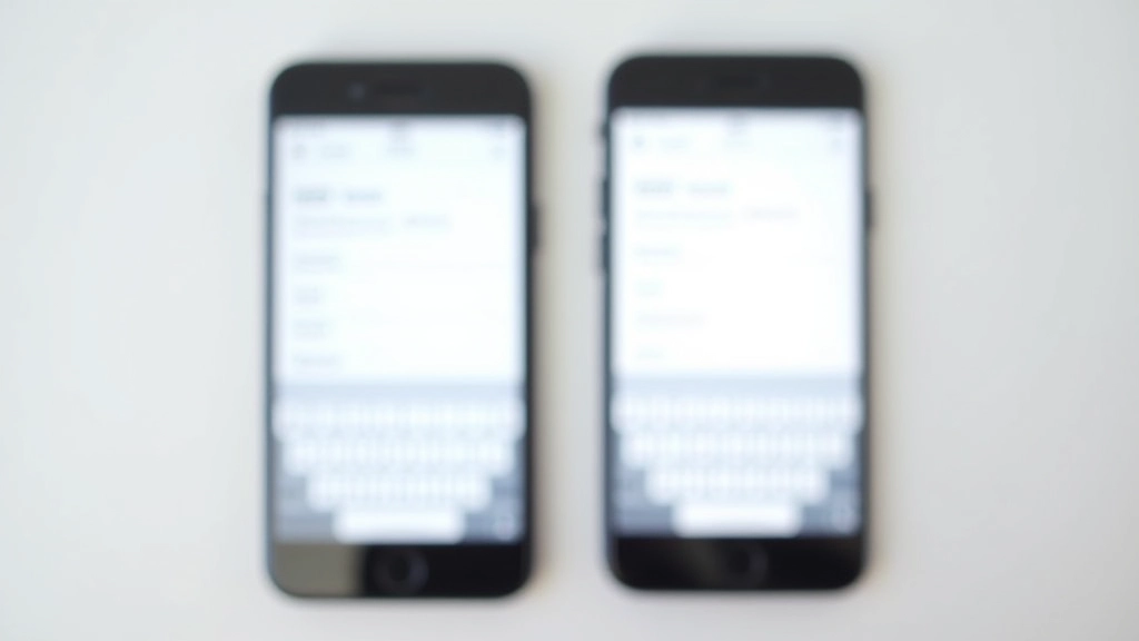 Android en iOS toetsenbord vergelijking, inputmode tel en numeric voorbeelden, beide platforms schoon weergegeven